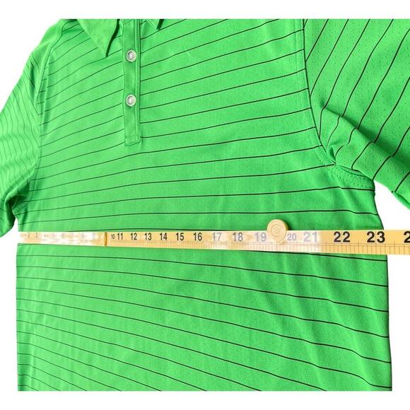 Callaway Green Striped Opti-Dri Men's Golf Polo Shirt - XL - Picture 6 of 10